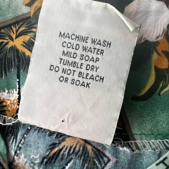 Original Hawaiian Togs Tropical Print Short Sleeve Scrub Top Unisex Size Large - Picture 4 of 6